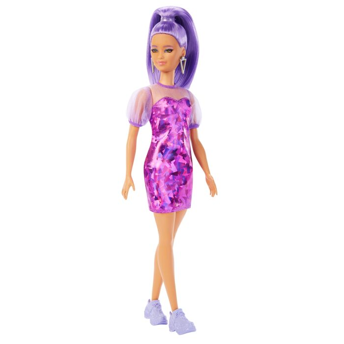 Кукла Barbie Игра с модой в сиреневом платье FBR370/HBV12 купить,NaN