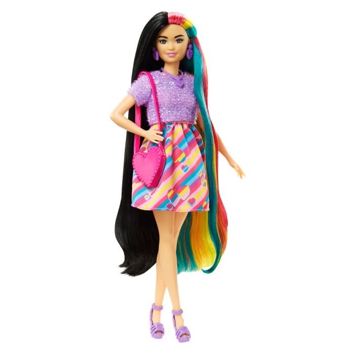 Кукла Barbie с Набором Аксессуаров для Волос Totally Hair Брюнетка HCM90 купить,NaN