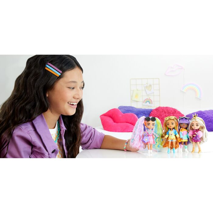 Кукла Barbie Extra Minis Сиреневый HJK66 купить,NaN