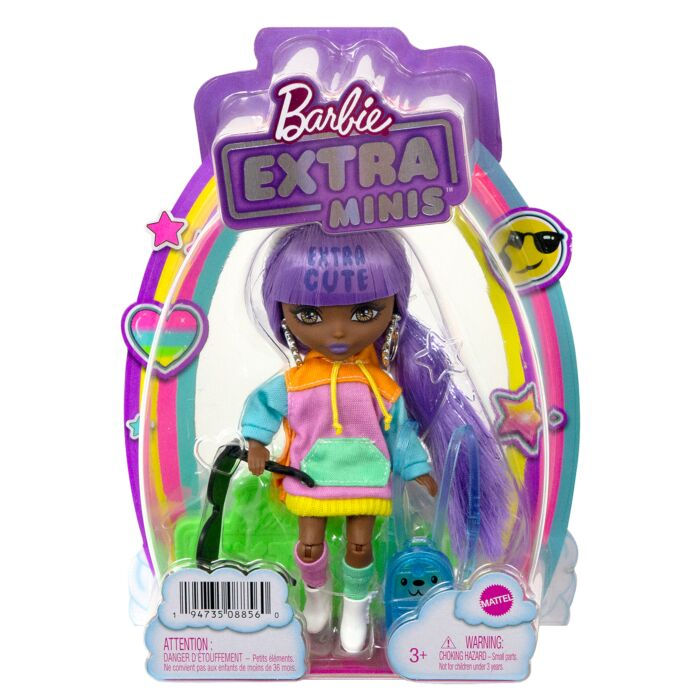 Кукла Barbie Extra Minis Сиреневый HJK66 купить,NaN