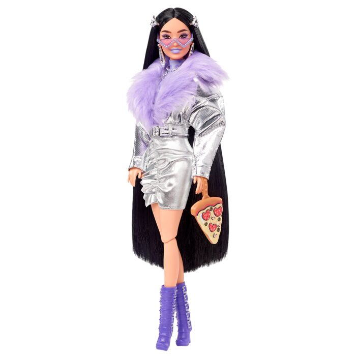 Кукла Barbie Extra в фиолетовом наряде HHN07 купить,NaN