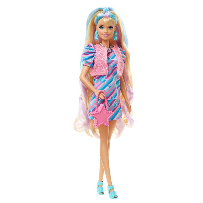 Кукла Barbie с Набором Аксессуаров для Волос Блондинка HCM88 купить,NaN