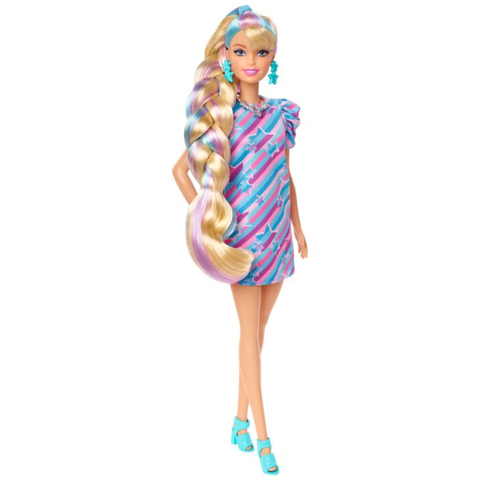 Кукла Barbie с Набором Аксессуаров для Волос Блондинка HCM88 купить,NaN