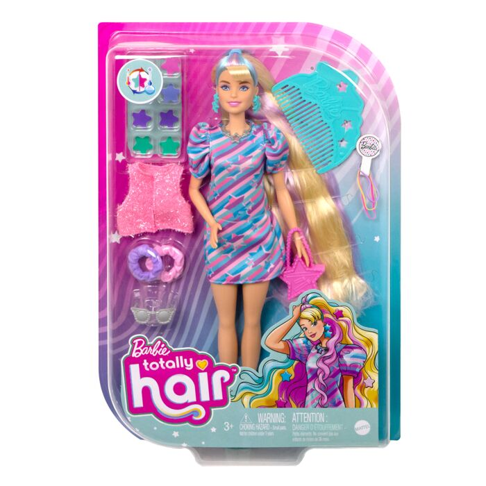 Кукла Barbie с Набором Аксессуаров для Волос Блондинка HCM88 купить,NaN