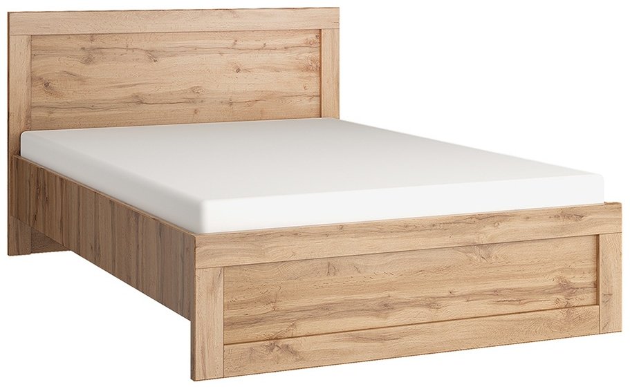 Кровать Anrex Мортиз 00031752 140x200см коричневая купить,NaN