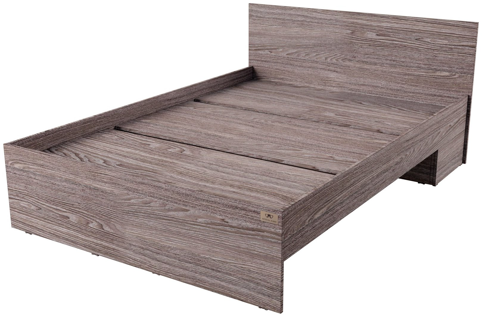 Кровать Мебель Азии Гармони 140x200см темно-коричневая купить,NaN