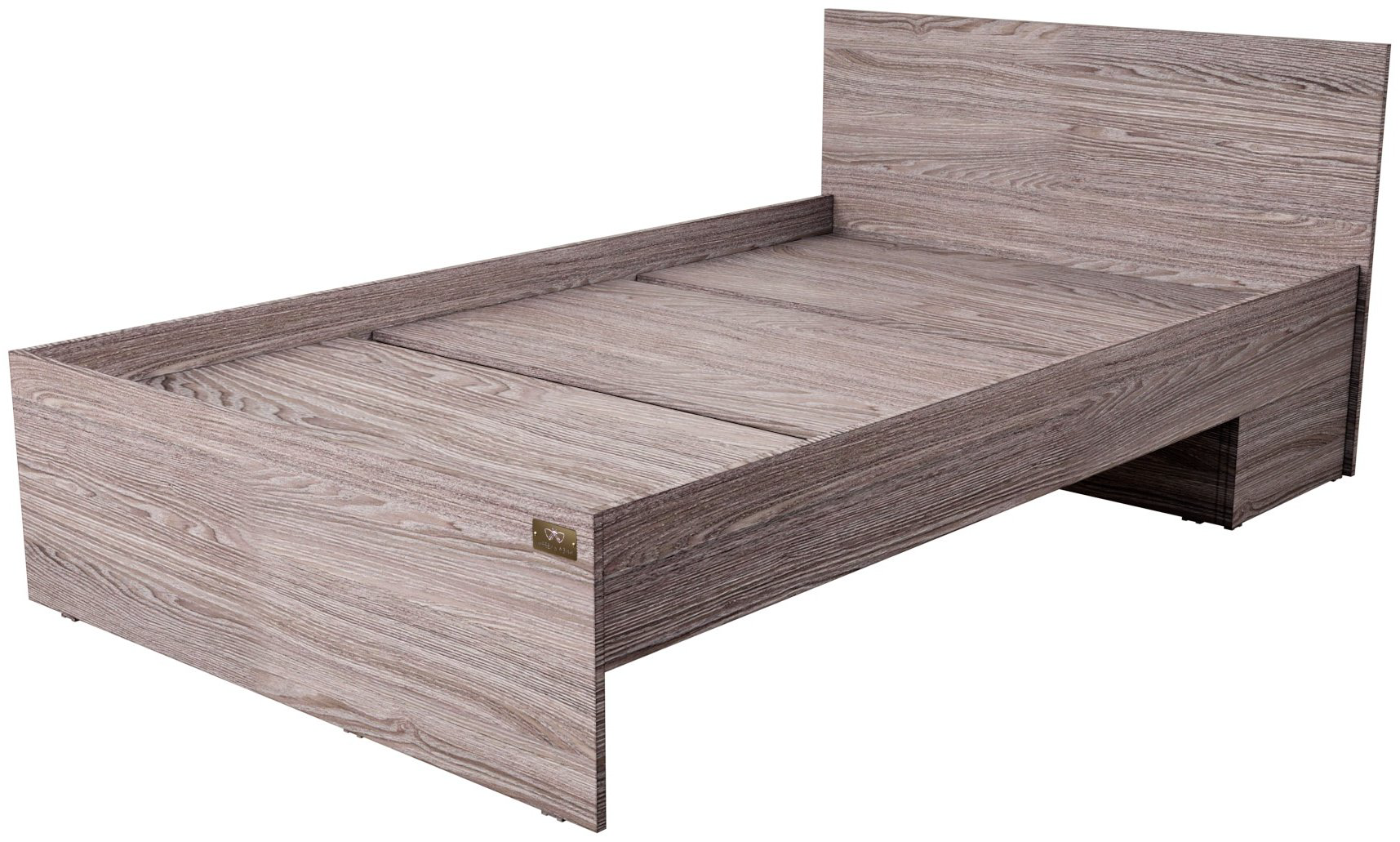 Кровать Мебель Азии Гармони 120x200см с матрасом коричневая купить,NaN