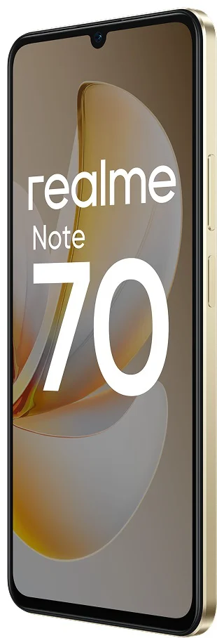 Смартфон Realme Note 70 4 ГБ/128 ГБ золотистый + подарок купить,112490