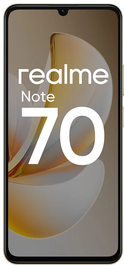 Смартфон Realme Note 70 4 ГБ/128 ГБ золотистый + подарок купить,112490
