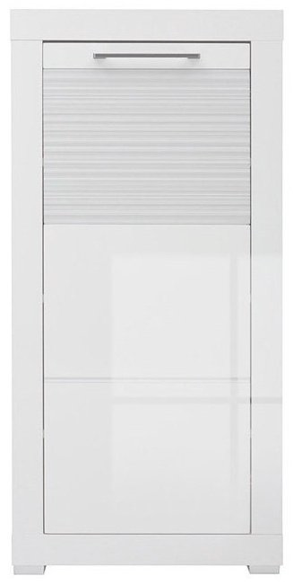 Тумба для обуви BRW Флеймс REG1D/11/5, 52x37x110 см, белый купить,NaN