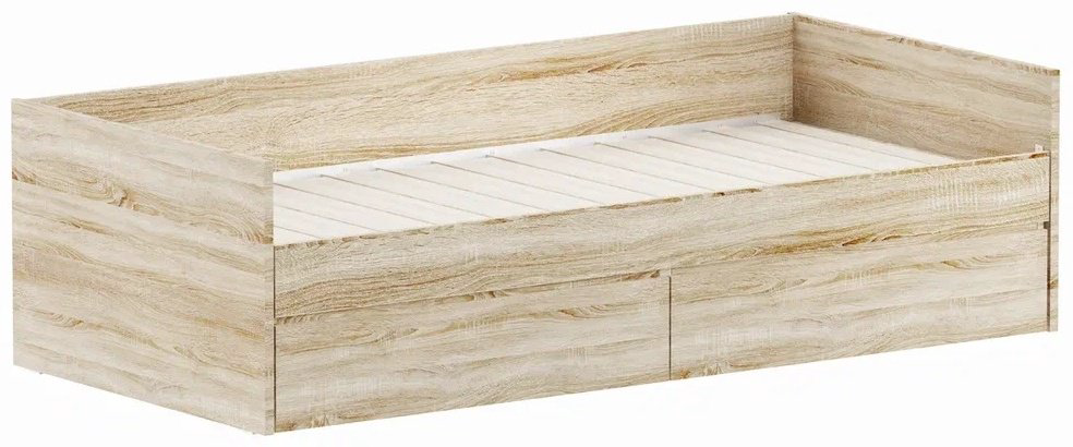 Кровать Сведста Кастор 90x200см коричневая купить,NaN
