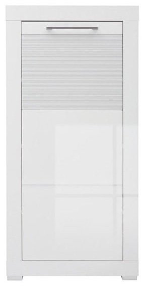 Гербор Флеймс REG1D/11/5 тумба для обуви, ЛДСП, 52x36x110 см, белый