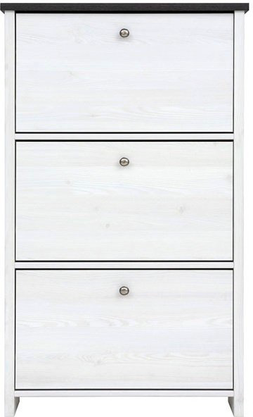 Тумба для обуви Гербор SFB3B 75x18.5x126см белый купить,NaN