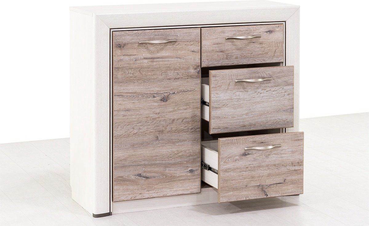 Комод Anrex 1D3S 96x36.3x87см коричневый купить,NaN