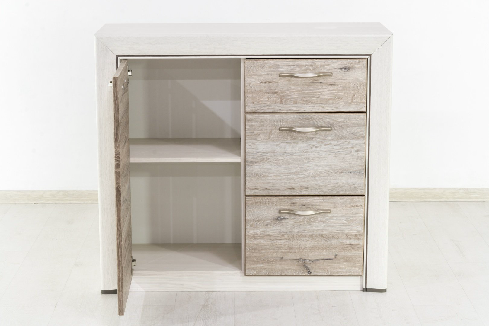 Комод Anrex 1D3S 96x36.3x87см коричневый купить,NaN