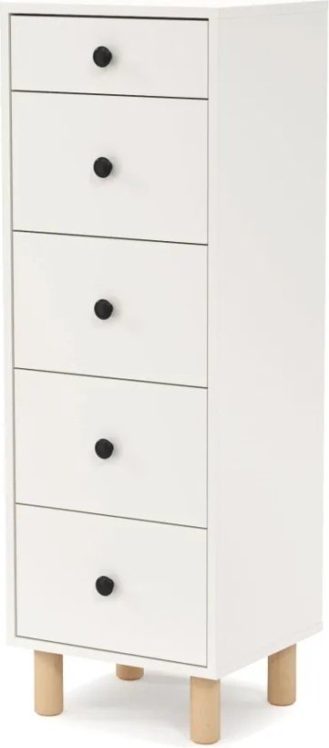 Комод Мебель Азии 996.76, 40x35x116.4 см, белый