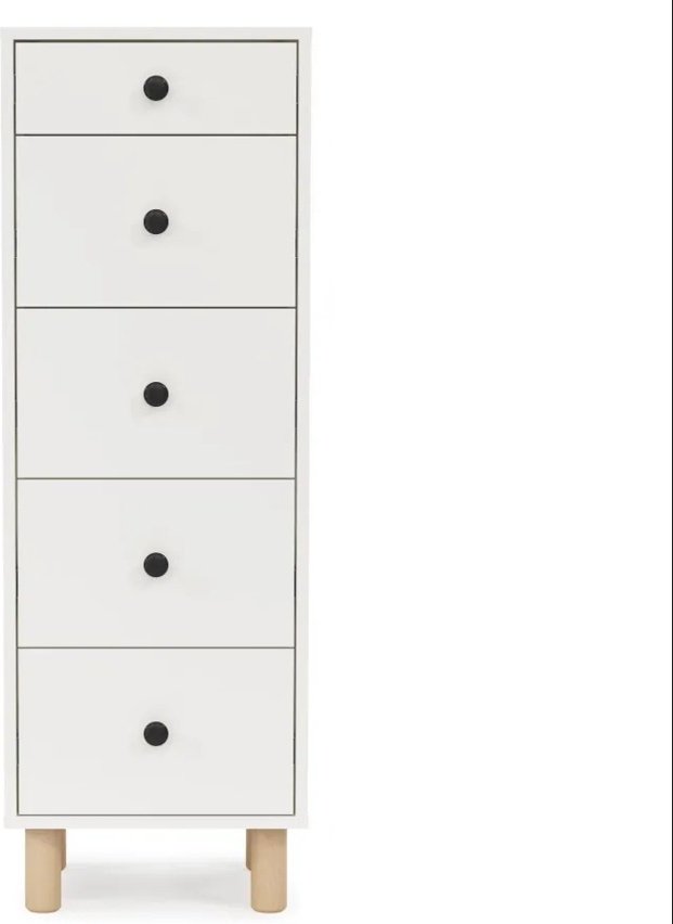 Комод Мебель Азии 996.76, 40x35x116.4 см, белый - ForteMarket Комод Мебель Азии 996.76, 40x35x116.4 см, белый купить,0