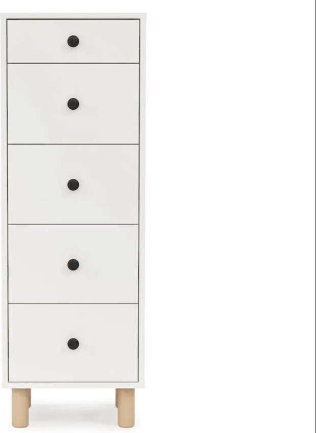 Комод Мебель Азии 996.76, 40x35x116.4 см, белый купить,NaN