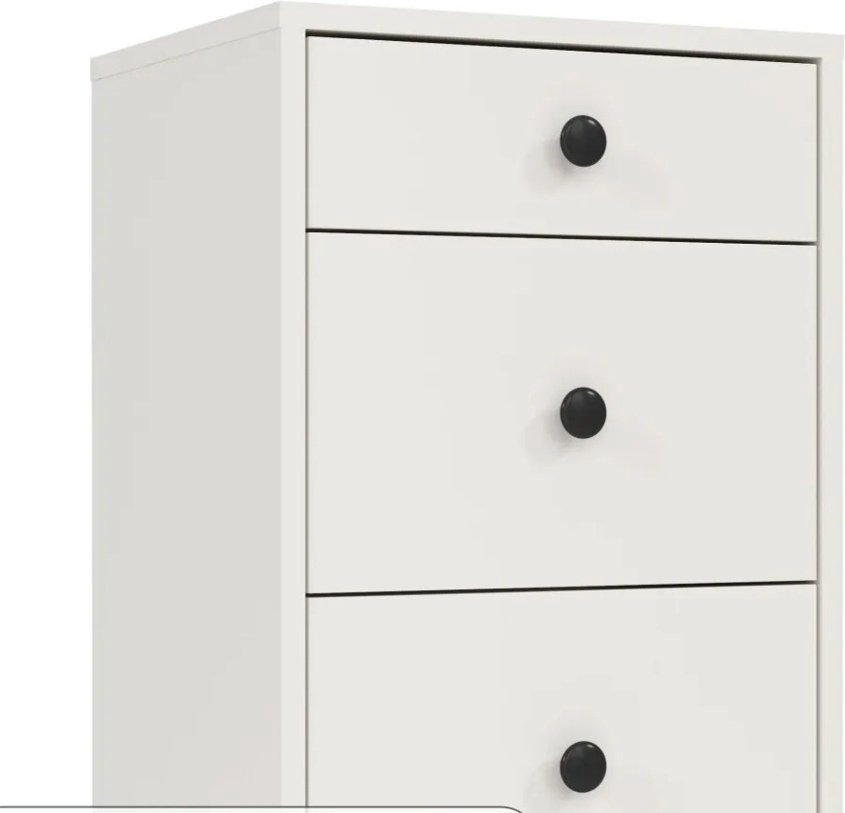 Комод Мебель Азии 996.76, 40x35x116.4 см, белый купить,NaN