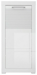 Тумба для обуви BRW Флеймс REG1D/11/5, 52x37x110 см, белый
