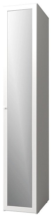 Распашной шкаф Dominika Харрис QWFDD7764, 40x230.5х56.3 см, белый купить,NaN
