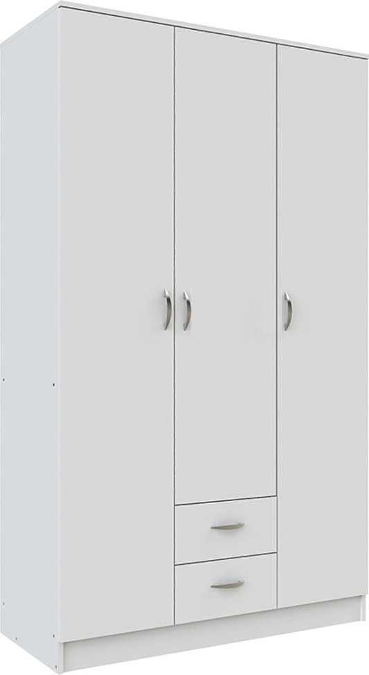 Распашной шкаф ANREX Романа 00031623, 120.2x205.4х53.8 см, белый купить,NaN