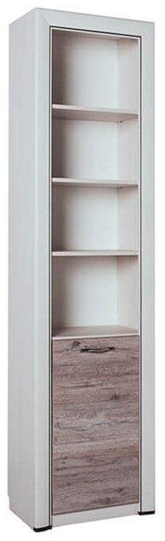 Распашной шкаф ANREX Оливия 1D, 60x217.1х36 см, коричневый купить,NaN