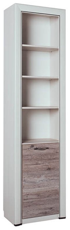 Распашной шкаф ANREX Оливия 1D, 60x217.1х36 см, коричневый купить,NaN