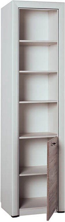 Распашной шкаф ANREX Оливия 1D, 60x217.1х36 см, коричневый купить,NaN