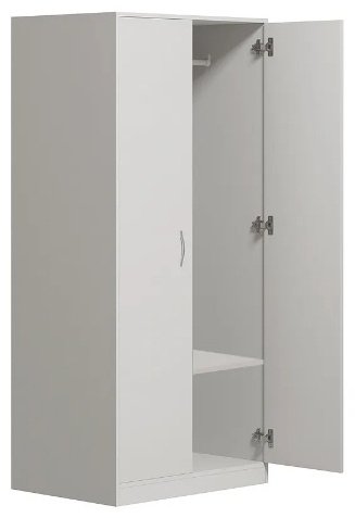 Распашной шкаф СВЕДСТА ОРИОН, 79x175х55 см, белый купить,0