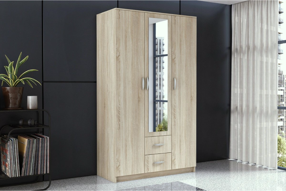 Распашной шкаф ANREX Романа 00031622, 120.2x205.4х53.8 см, коричневый купить,NaN