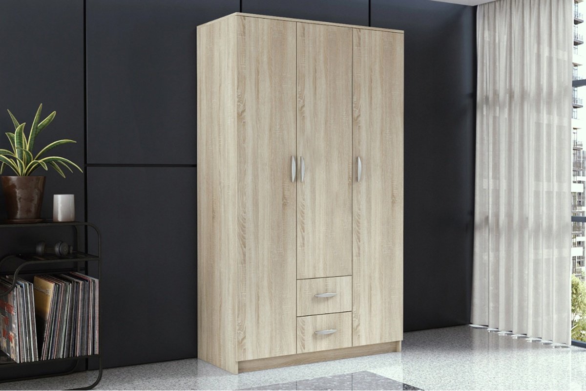 Распашной шкаф ANREX Романа 00031624, 120.2x205.4х53.8 см, коричневый купить,NaN