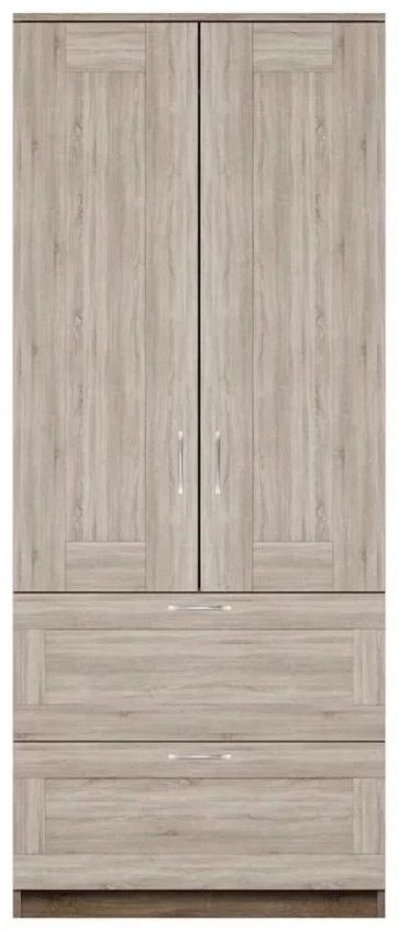 Распашной шкаф СВЕДСТА Сириус 2Д2Я, 78x190х50 см, коричневый купить,NaN