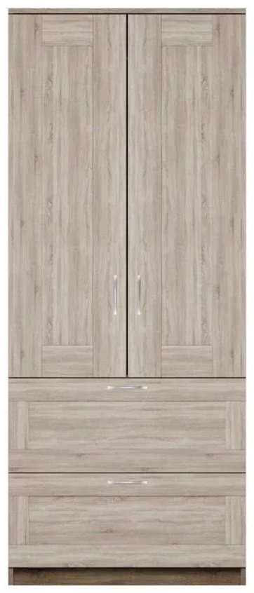 Распашной шкаф СВЕДСТА Сириус 2Д2Я, 78x190х50 см, коричневый купить,NaN