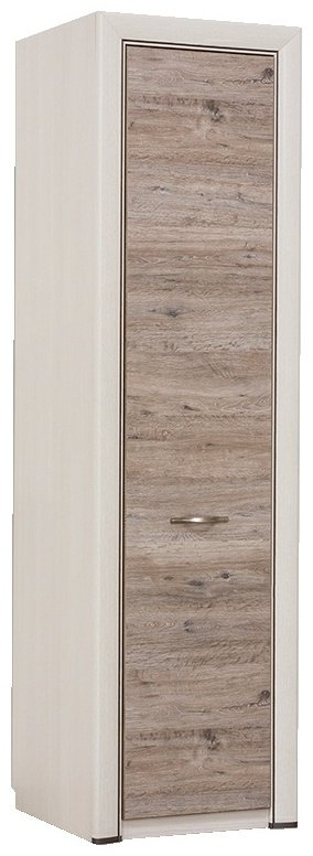 Распашной шкаф ANREX Оливия 1D, 60x217х36 см, коричневый купить,NaN