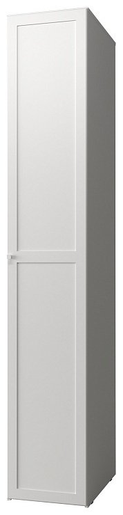 Распашной шкаф Dominika Харрис QWFDD7763, 40x230.5х56.3 см, белый купить,NaN