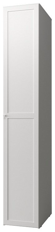 Распашной шкаф Dominika Харрис QWFDD7763, 40x230.5х56.3 см, белый купить,NaN
