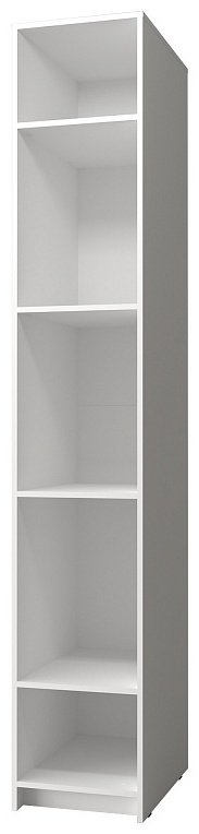 Распашной шкаф Dominika Харрис QWFDD7763, 40x230.5х56.3 см, белый купить,NaN