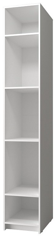 Распашной шкаф Dominika Харрис QWFDD7763, 40x230.5х56.3 см, белый купить,NaN
