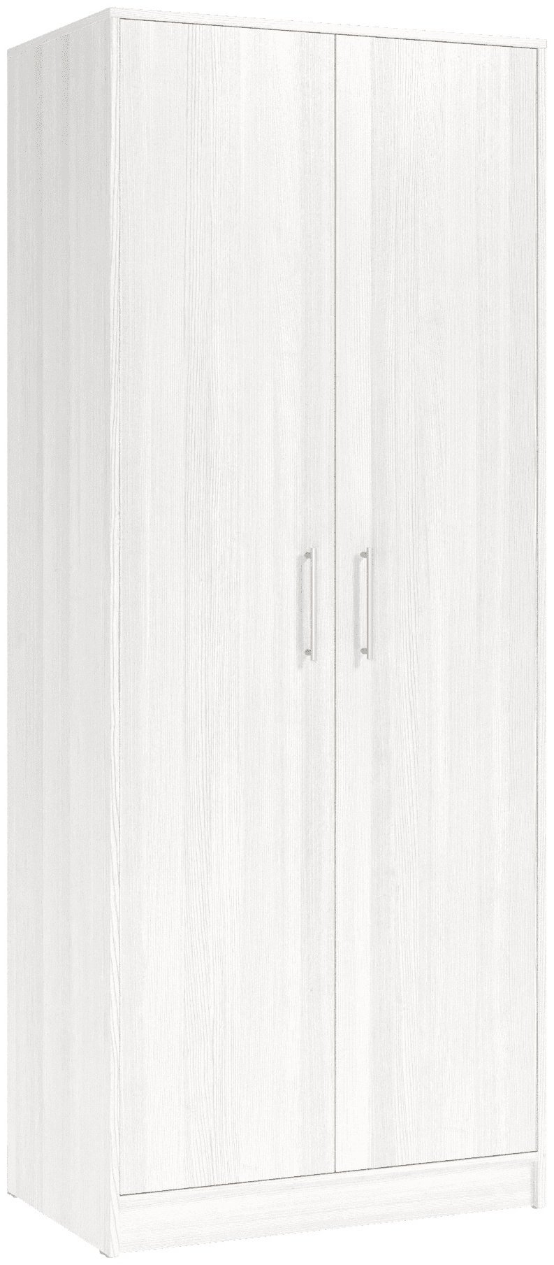 Распашной шкаф Мебель Азии Алекс-125-1, 80x200х50 см, светло серый купить,NaN