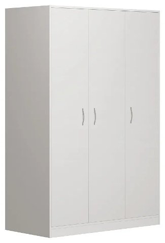 Распашной шкаф СВЕДСТА ОРИОН, 117x175х55 см, белый