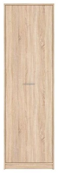 Распашной шкаф Гербор Непо REG1D, 60x196.5х33.5 см, белый, коричневый купить,NaN