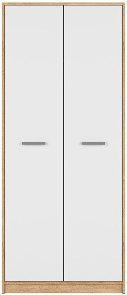Распашной шкаф Involux Непо 012-01 SZF2D, 80x197х54 см, белый, коричневый купить,NaN