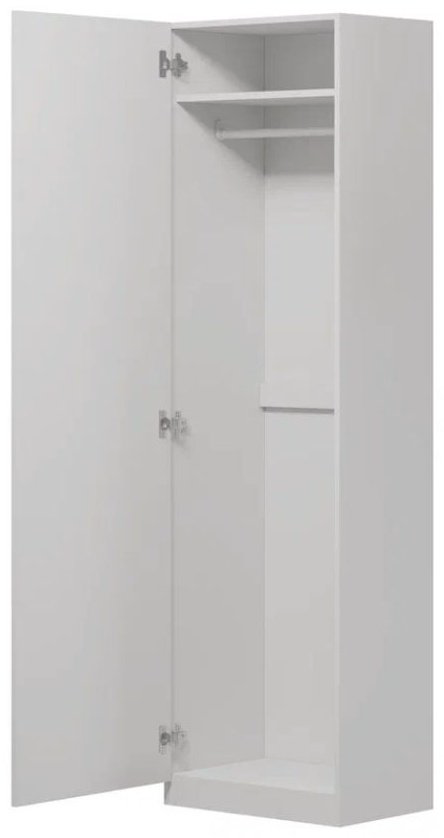 Распашной шкаф СВЕДСТА ПЕГАС, 39x202х58 см, белый купить,NaN