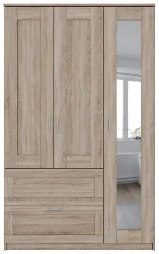 Распашной шкаф СВЕДСТА Сириус, 117x190х50 см, коричневый купить,NaN