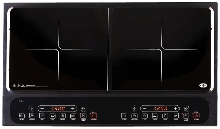 Индукционная плитка Olto HP-201I 59х37х7.4см черный
