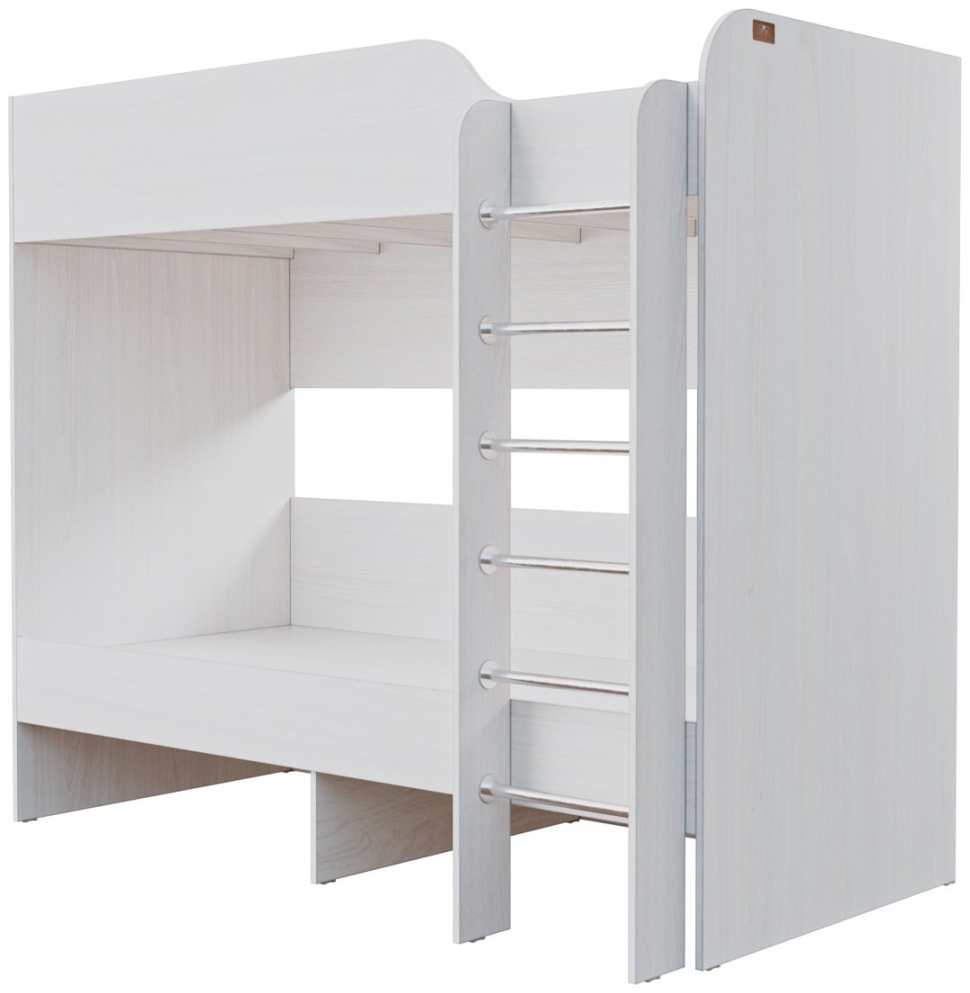 Двухъярусная кровать Мебель Азии Вирджиния, 90x200 см, светло серый - ForteMarket Двухъярусная кровать Мебель Азии Вирджиния, 90x200 см, светло серый купить,0