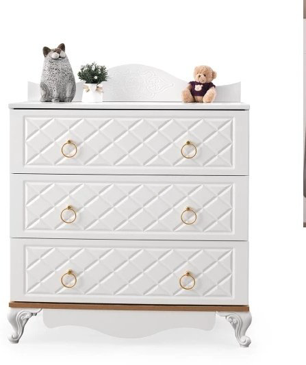 Детский комод LOVELY BABY Комод MIRAG белый LOVELY BABY, Россия, 90x47x107 см, белый купить,NaN