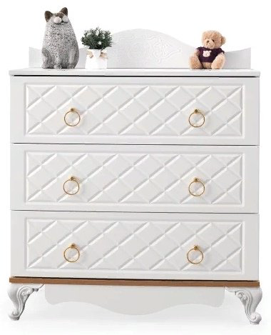 Комод LOVELY BABY MIRAGE белый купить,NaN