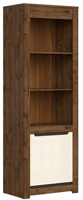 Стеллаж BRW Эрика REG1D МДФ, ЛДСП, 59x45.5x204 см